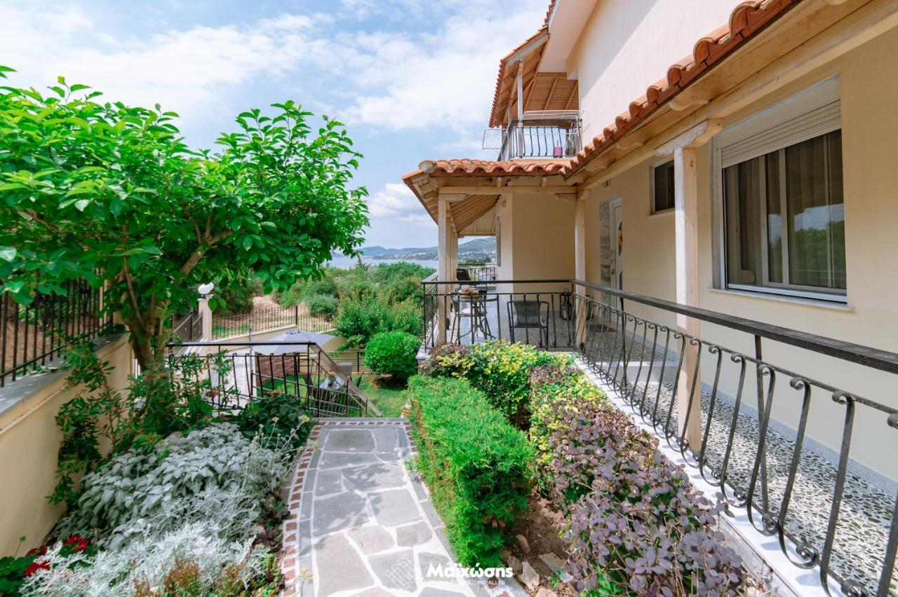 Helianthos Villa - Apartment No1 PalaiónTsiflíkion Dış mekan fotoğraf
