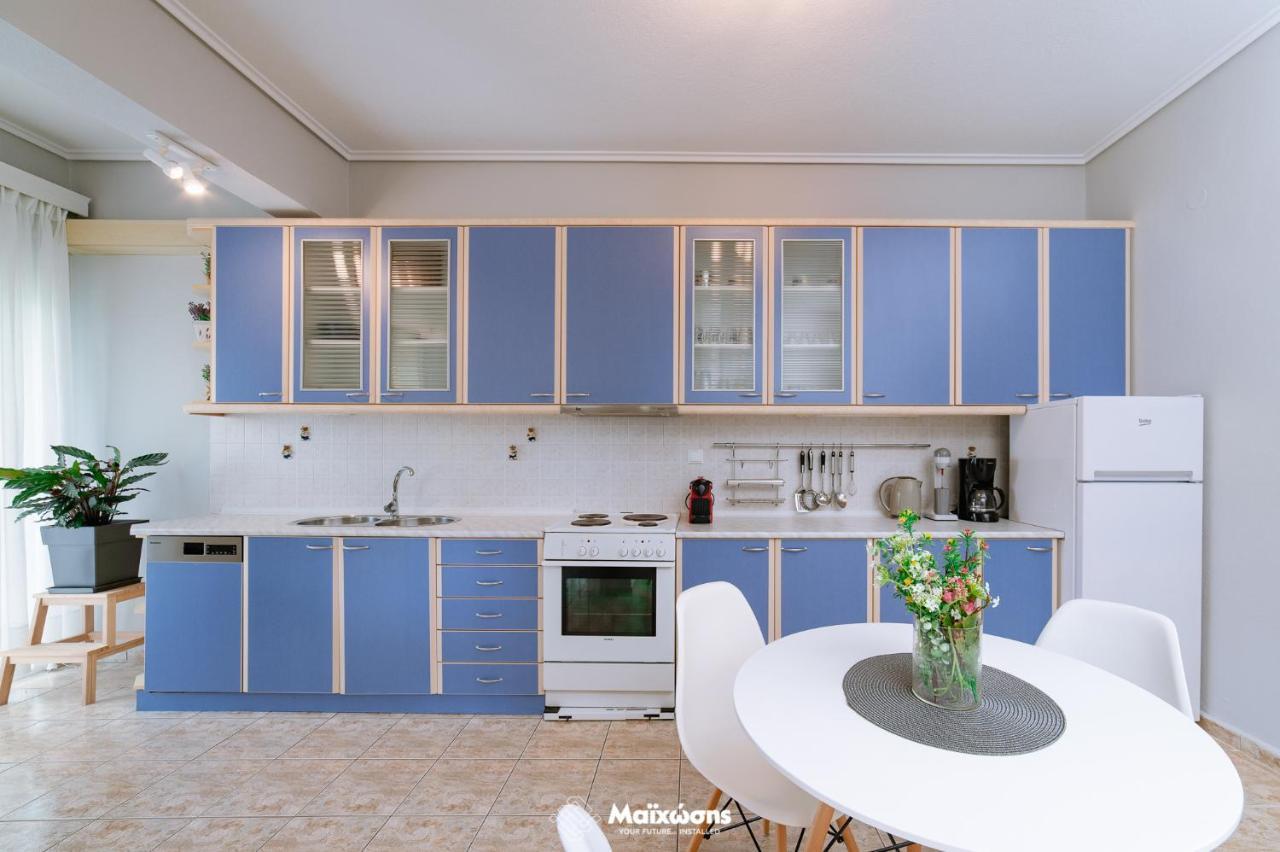 Helianthos Villa - Apartment No1 PalaiónTsiflíkion Dış mekan fotoğraf