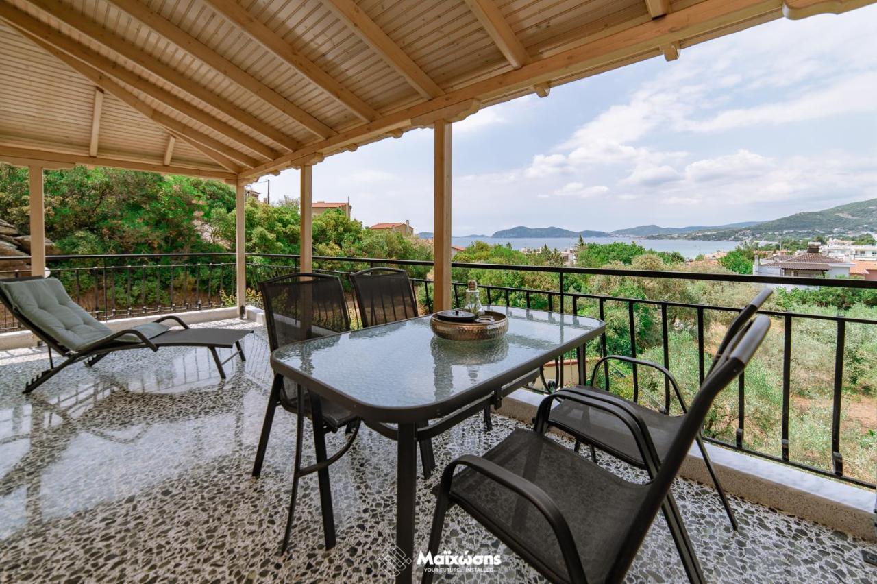 Helianthos Villa - Apartment No1 PalaiónTsiflíkion Dış mekan fotoğraf